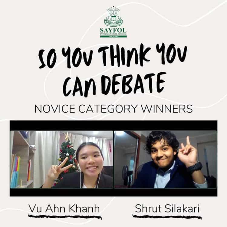 Achievements - So You Think You Can Debate 2020