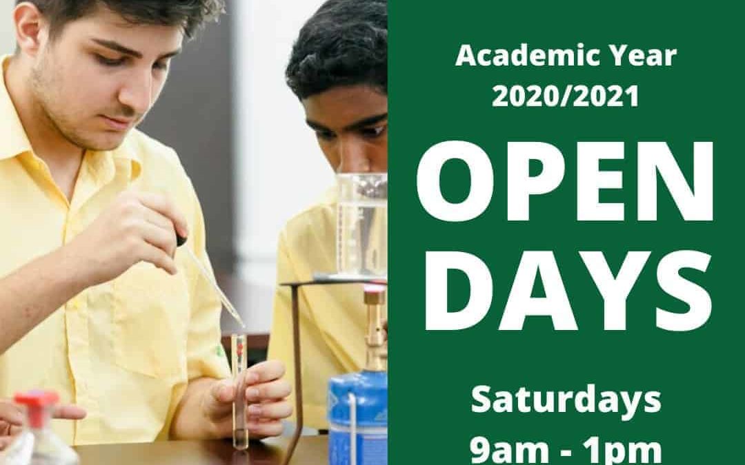 Open Days (July & August)