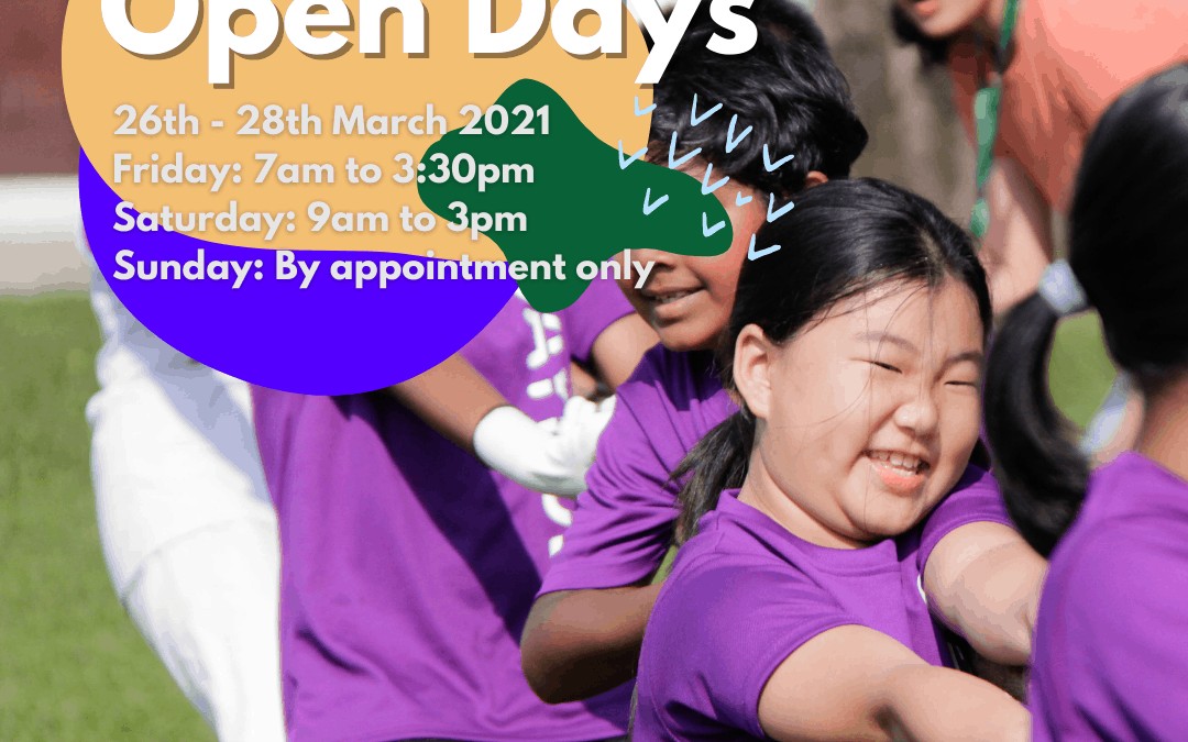 Open Day (26th March – 28th March 2021)