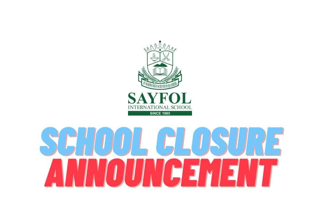 MCO School Closure Announcement (3rd February 2021)