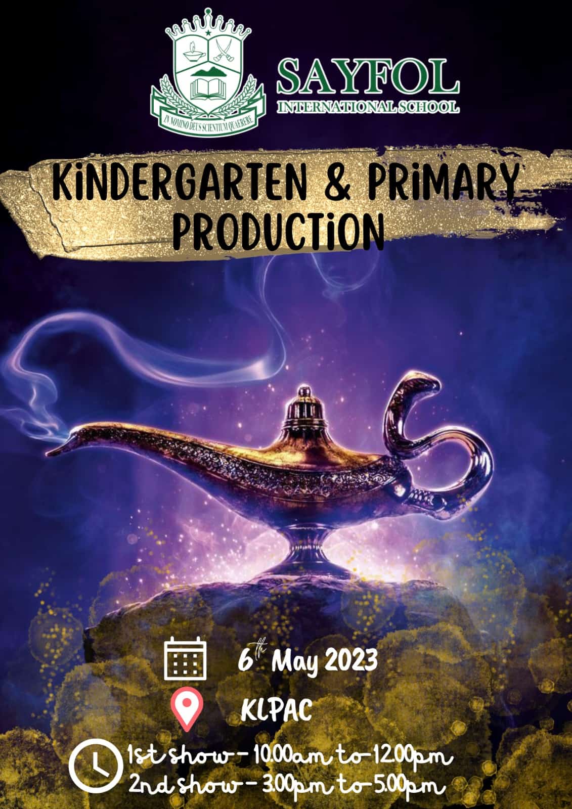 Sayfol Primary & Secondary Musical 2023 - Aladdin