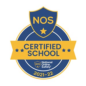 Accreditation Logo - National Online Safety - NOS Certified School - 2021 - 2022