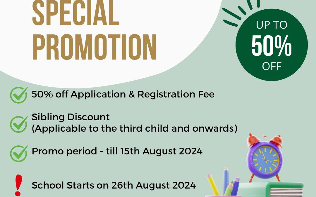 Special Promotion: Up to 50% Off on Application & Registration Fees!