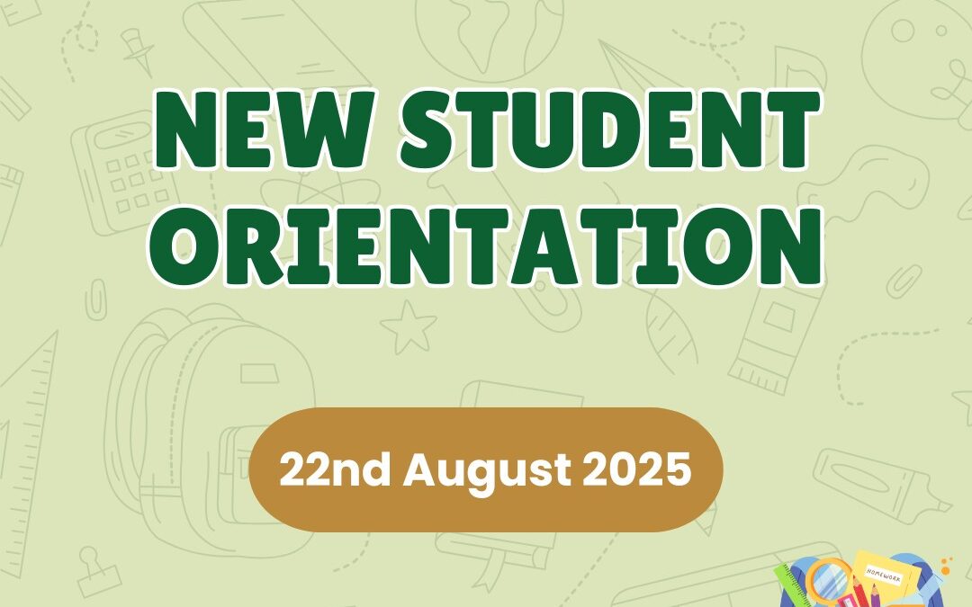 Orientation Day for New Students – Term 1 AY2025/2026